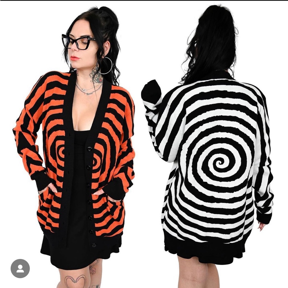 Foxblood Halloween Cardigan